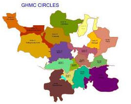 Greater Hyderabad Area Map Ghmc Area, Ghmc Zone And Ghmc Circle - Ghmc
